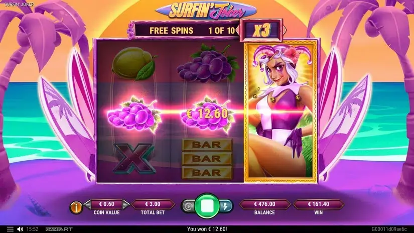Surfin’ Joker slot screenshot 6