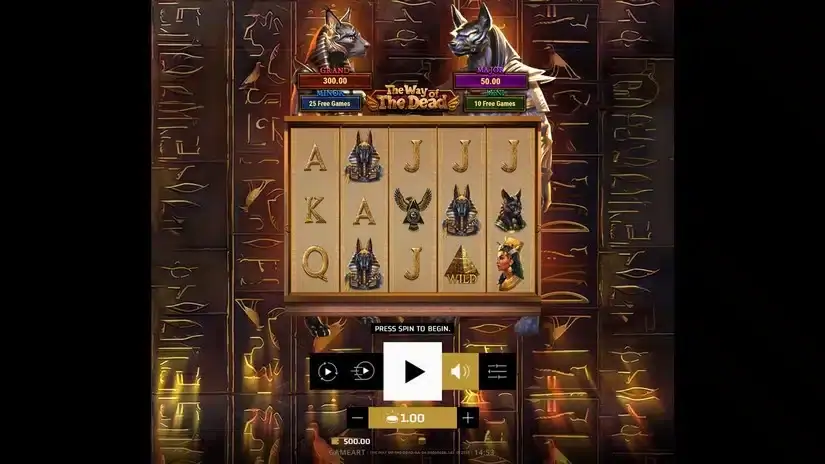 The Way of the Dead slot screenshot 1