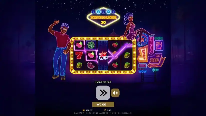 Vegas Kingmaker 20 slot screenshot 5