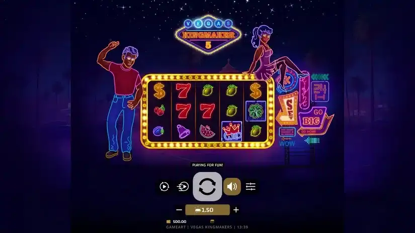 Vegas Kingmaker 5 slot screenshot 1