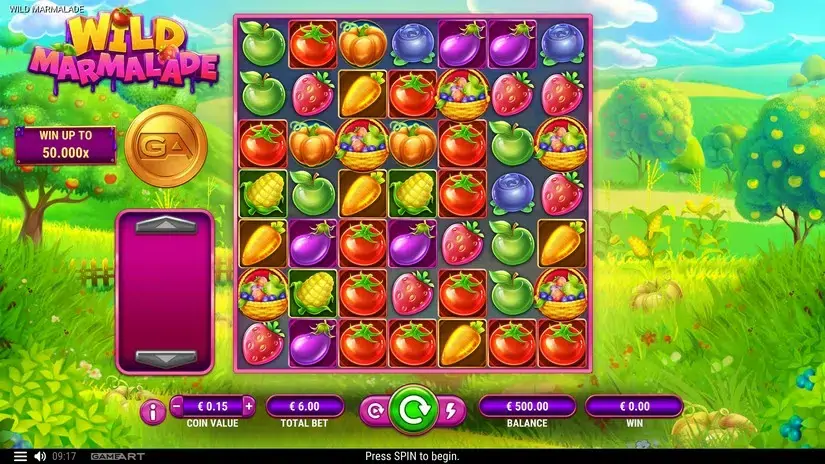 Wild Marmalade slot screenshot 