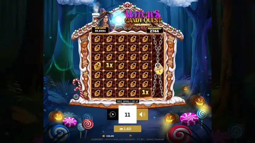 Witch’s Candy Quest Megaways slot screenshot 4