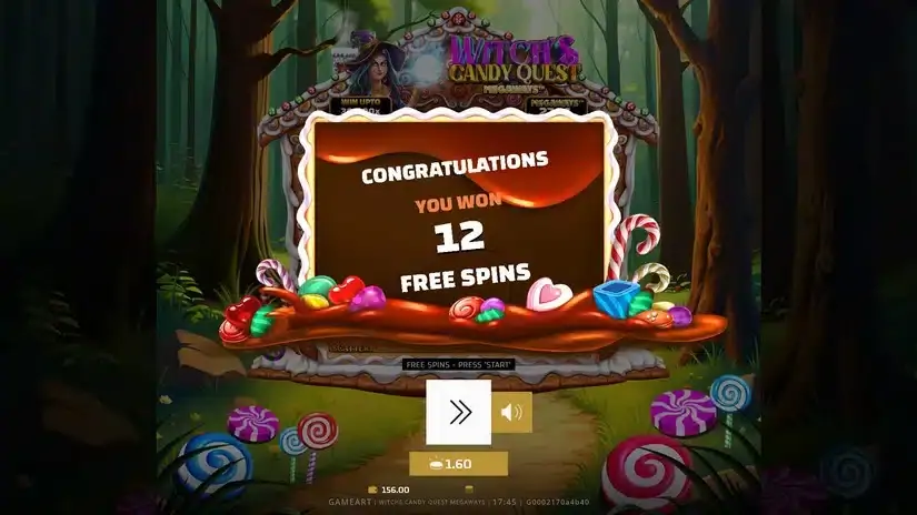 Witch’s Candy Quest Megaways slot screenshot 3