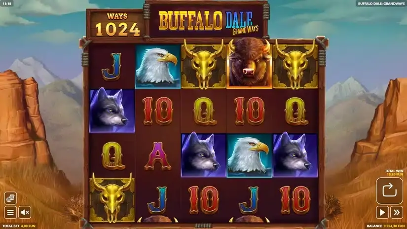 Buffalo Dale: Grandways slot screenshot 1