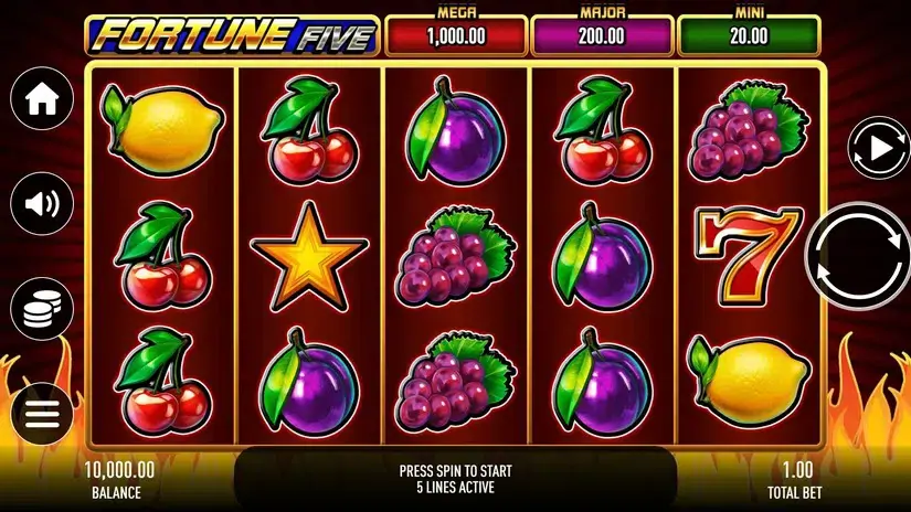 Fortune Five slot screenshot 
