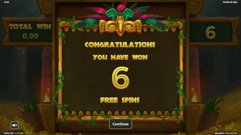 Totem de Oro slot screenshot 2
