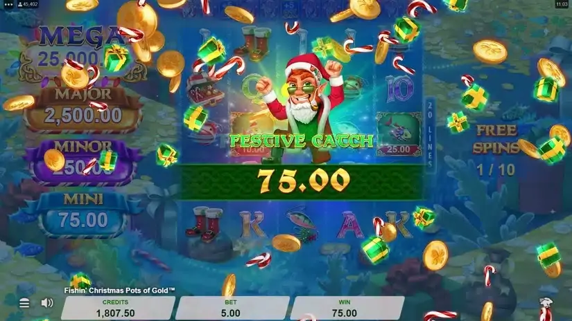 Fishin’ Christmas Pots Of Gold slot screenshot 5