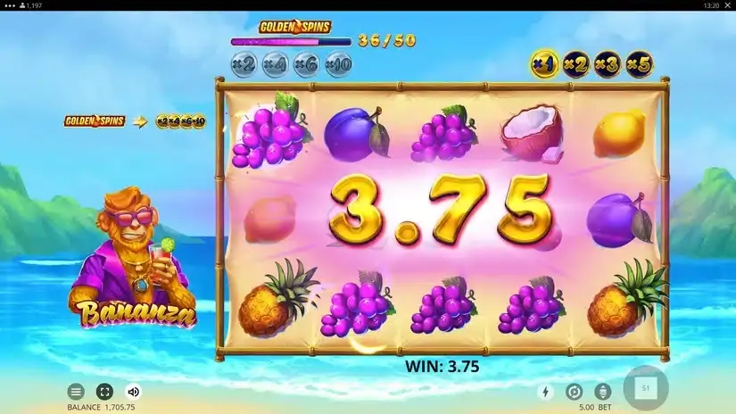 Bananza slot screenshot 4