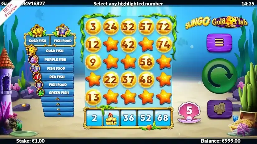 Slingo Gold Fish slot screenshot 4
