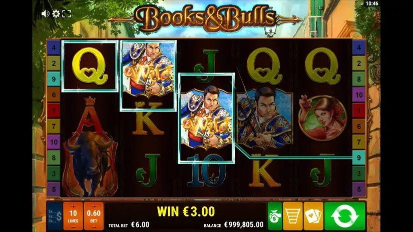 Books and Bulls slot screenshot 3
