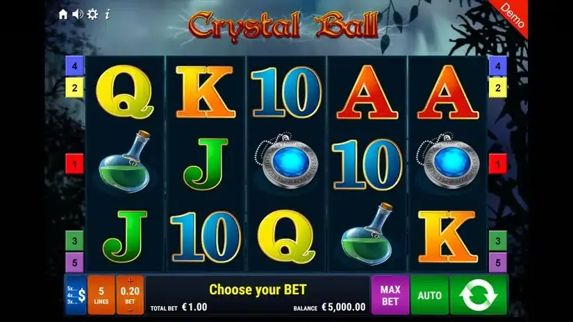Crystal Ball slot screenshot 1