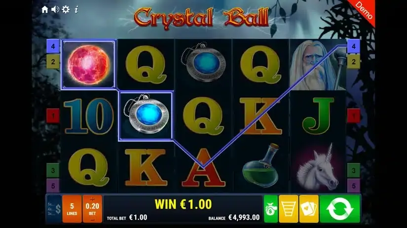 Crystal Ball slot screenshot 3