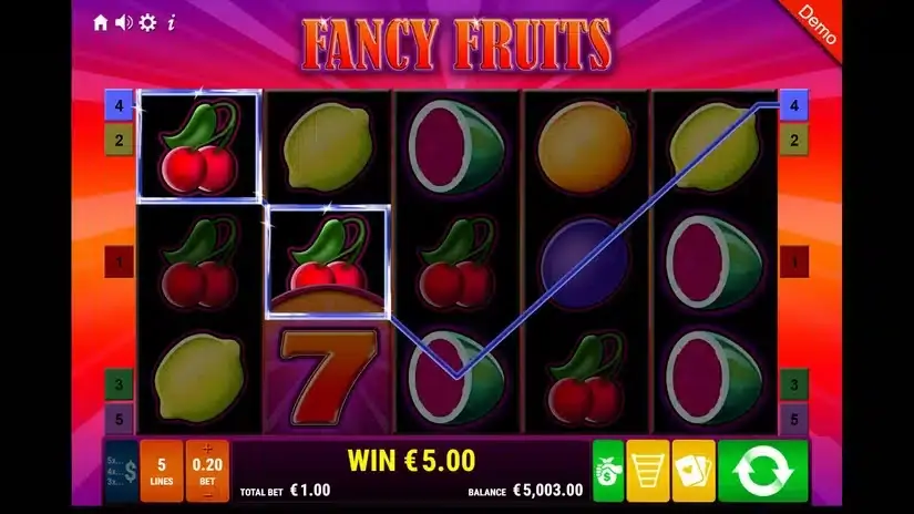 Fancy Fruits slot screenshot 2