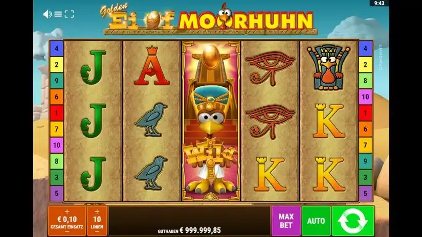 Golden Egg of Crazy Chicken slot screenshot 2