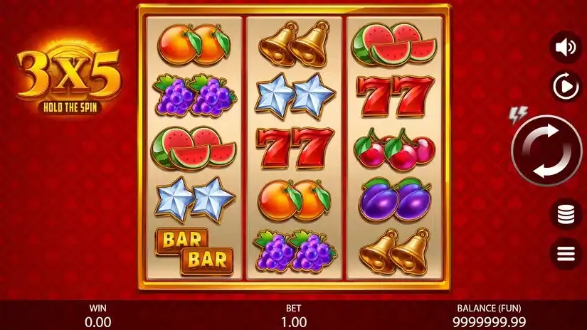 3х5 Hold The Spin slot screenshot 