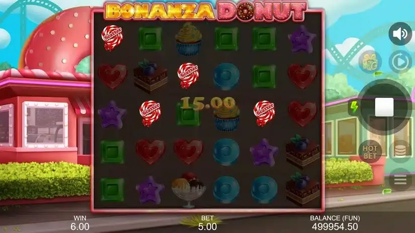 Bonanza Donut slot screenshot 3