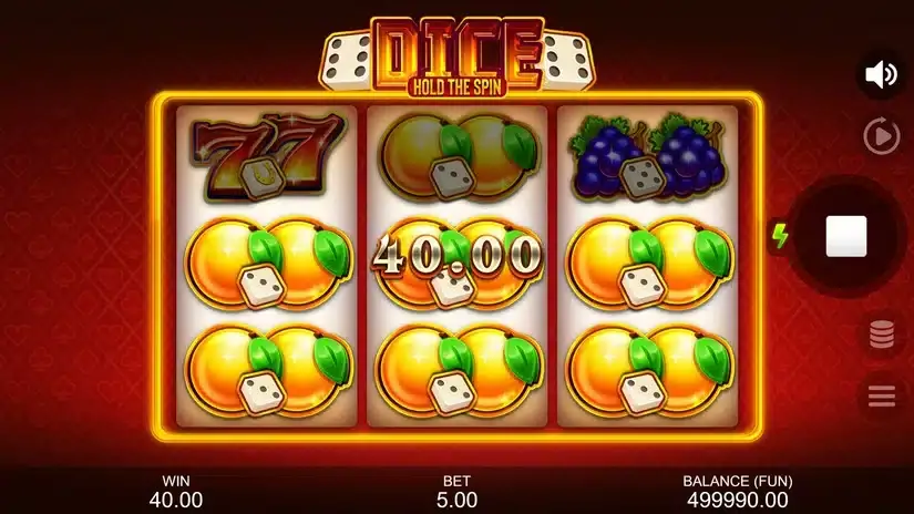 Dice: Hold The Spin slot screenshot 5