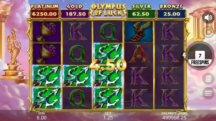 Olympus of Luck: Hold the Spin slot screenshot 