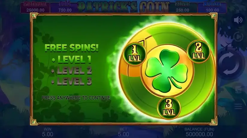 Patrick’s Coin: Hold the Spin slot screenshot 4