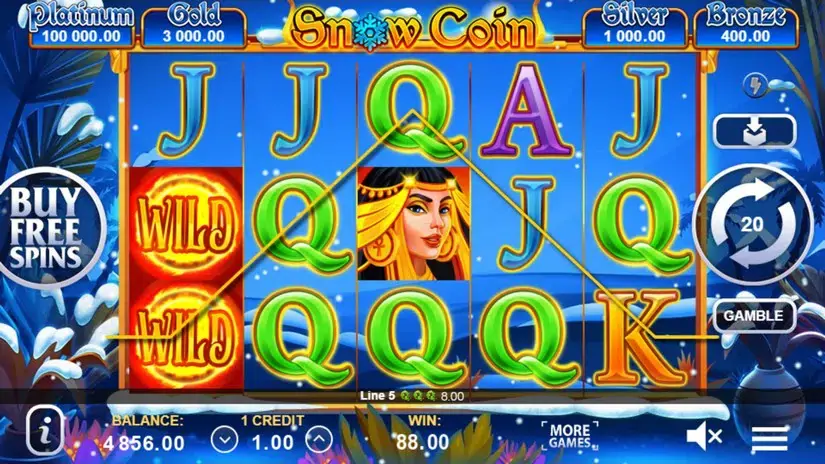Snow Coin: Hold The Spin slot screenshot 2