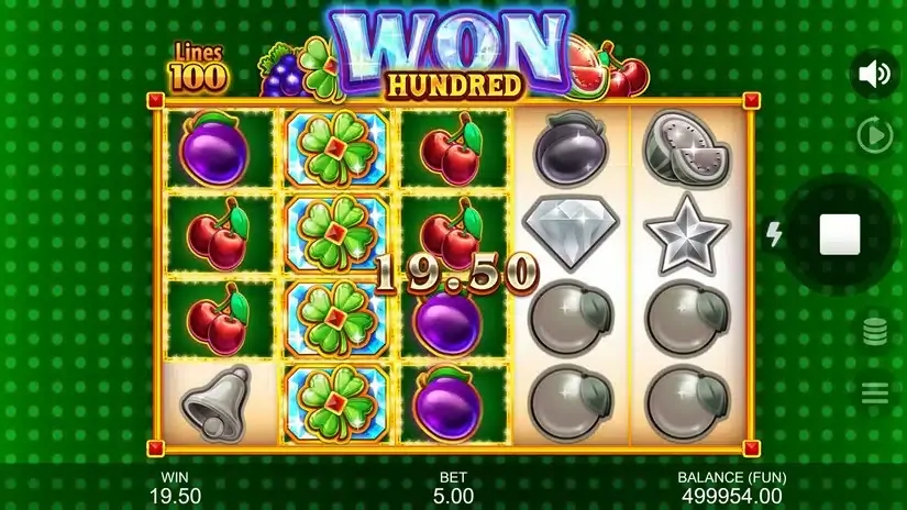 Won Hundred slot screenshot 2