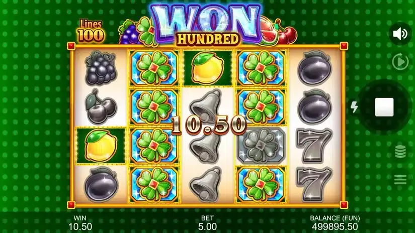 Won Hundred slot screenshot 5