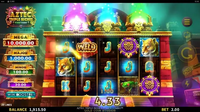 Aztec Triple Riches Power Combo slot screenshot 2