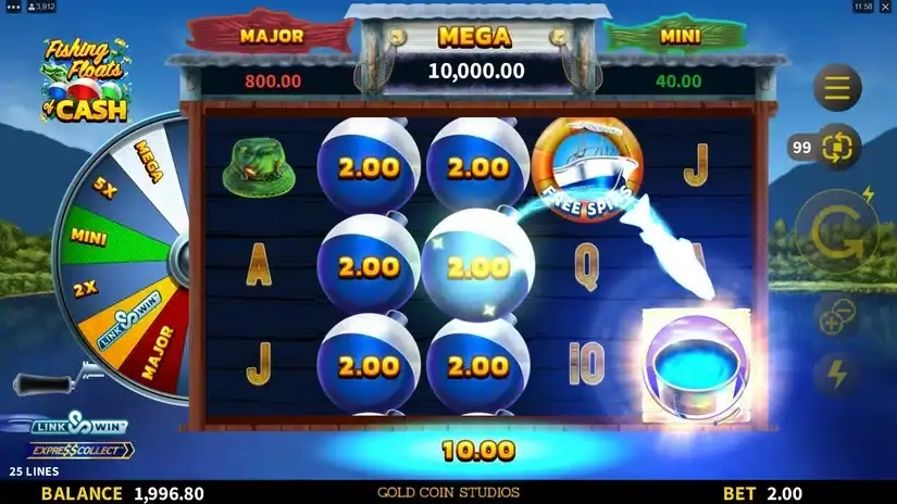 Fishing Floats of Cash slot screenshot 3