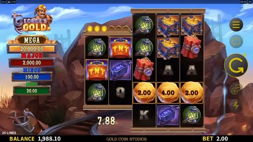 George’s Gold slot screenshot 4