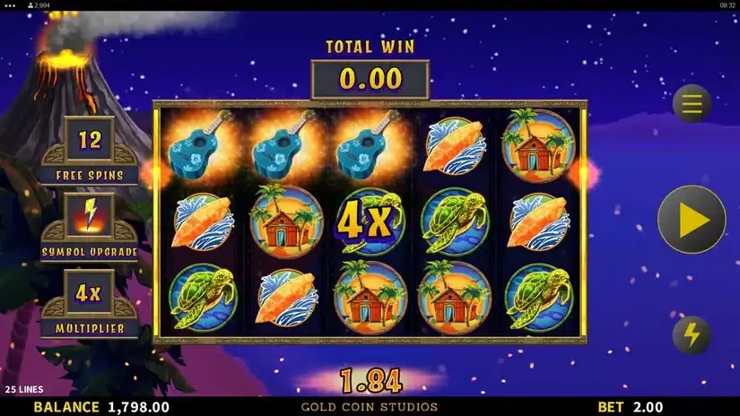 Triple Tiki Super Free Spins slot screenshot 5
