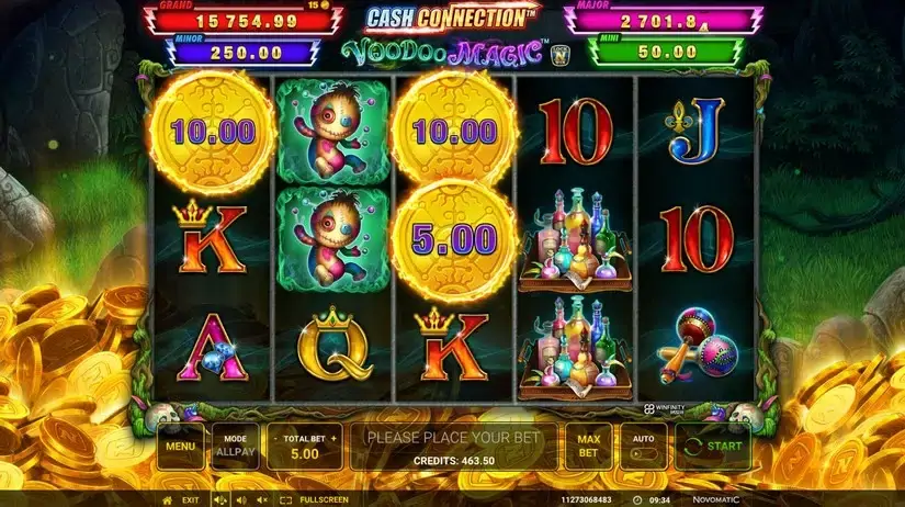 Cash Connection – Voodoo Magic slot screenshot 4