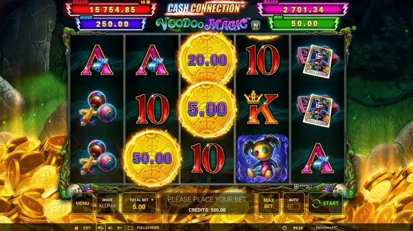 Cash Connection – Voodoo Magic slot screenshot 