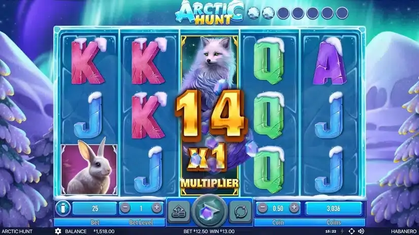 Arctic Hunt slot screenshot 