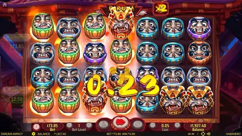 Daruma Impact slot screenshot 3