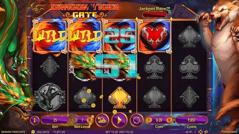 Dragon Tiger Gate slot screenshot 3