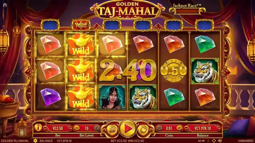 Golden Taj Mahal slot screenshot 3