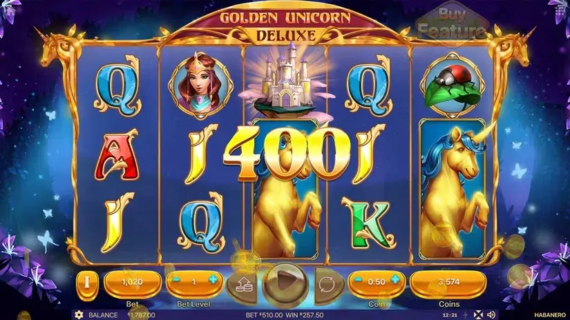 Golden Unicorn Deluxe slot screenshot 5