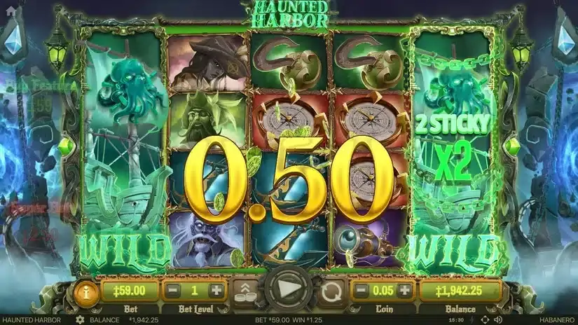 Haunted Harbor slot screenshot 3