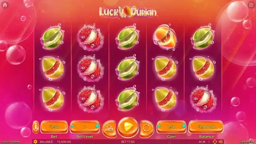 Lucky Durian slot screenshot 