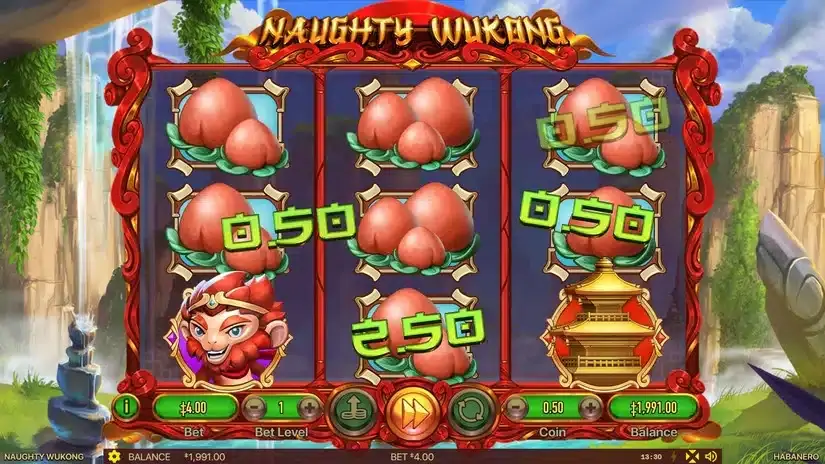 Naughty Wukong slot screenshot 3