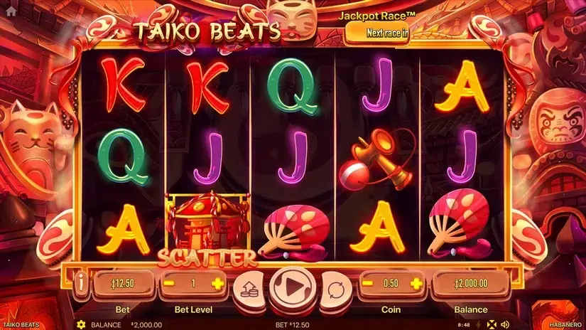Taiko Beats slot screenshot 1