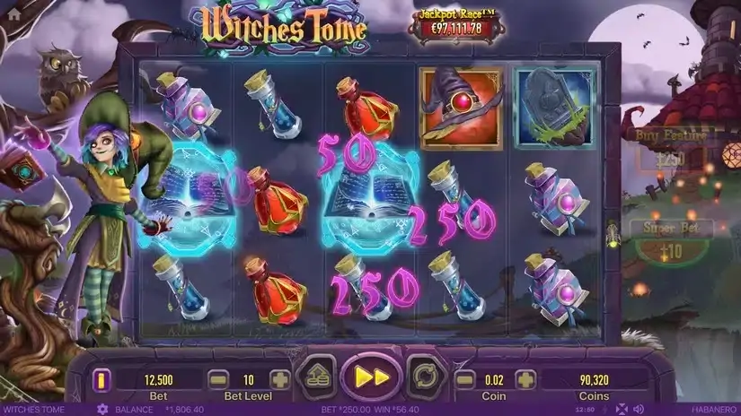 Witches Tome slot screenshot 4