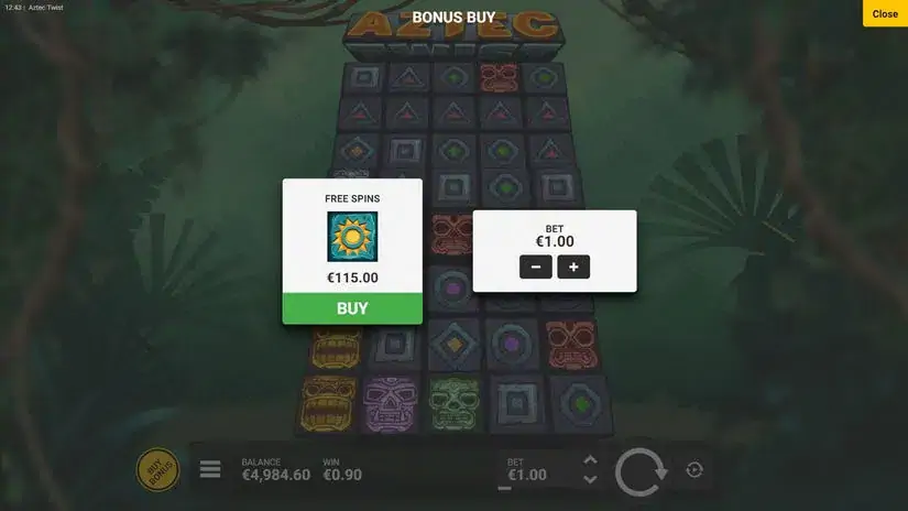 Aztec Twist slot screenshot 
