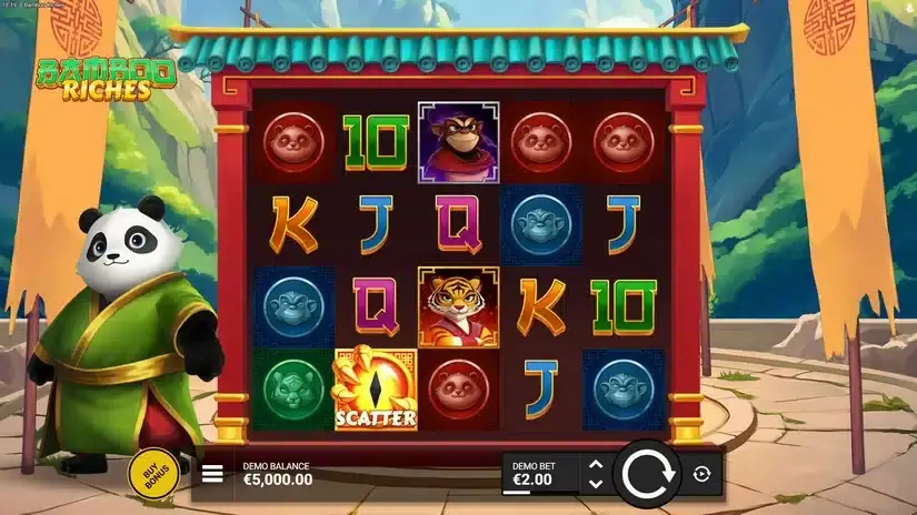 Bamboo Riches slot screenshot 