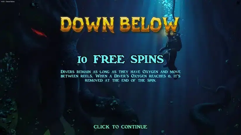 Beast Below slot screenshot 5