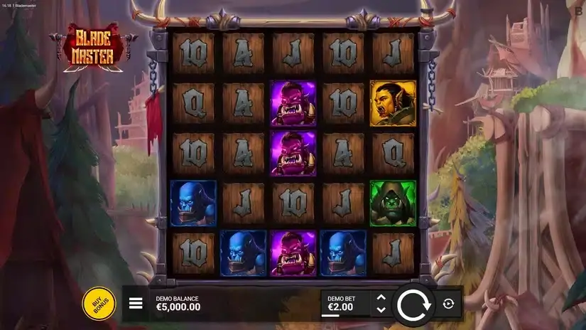 Blade Master slot screenshot 