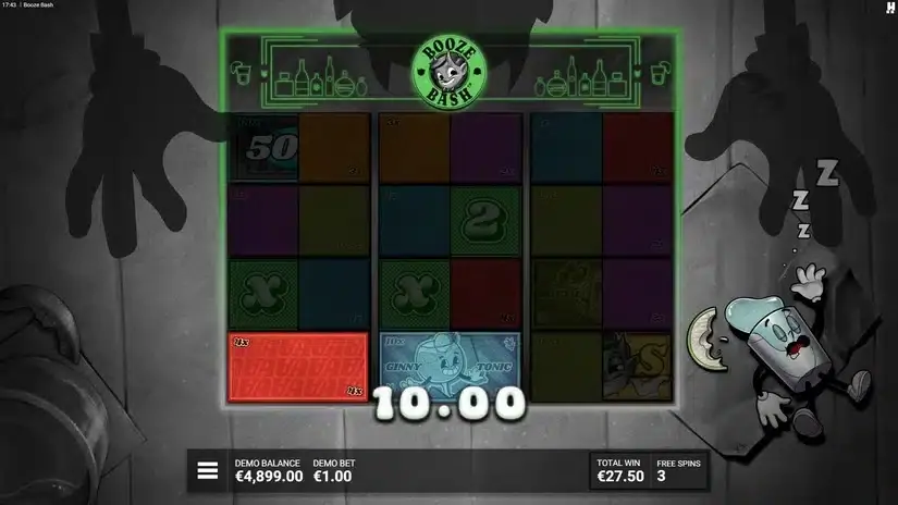 Booze Bash slot screenshot 