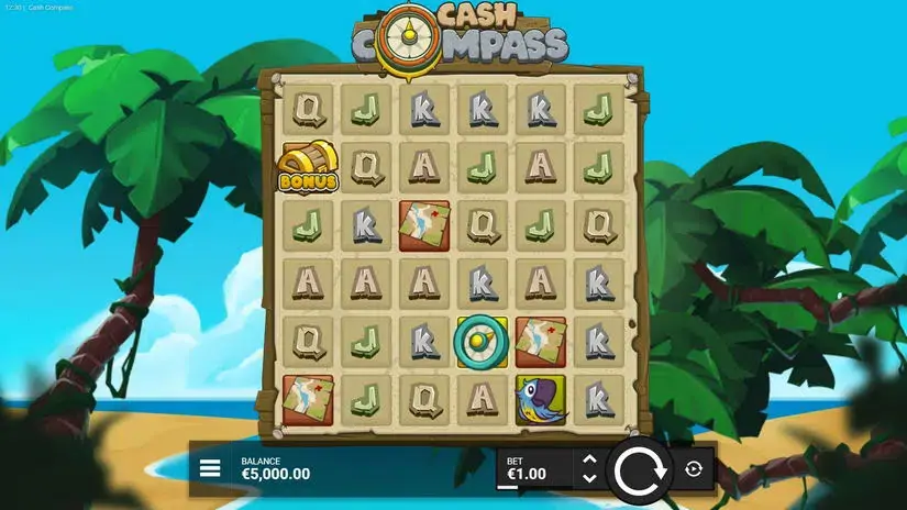 Cash Compass slot screenshot 