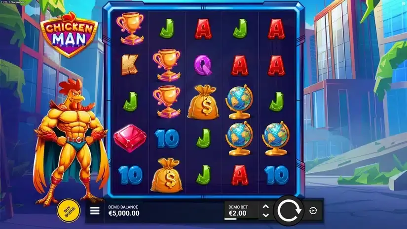 Chicken Man slot screenshot 