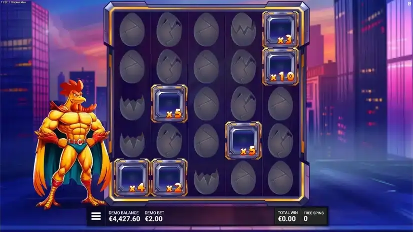 Chicken Man slot screenshot 